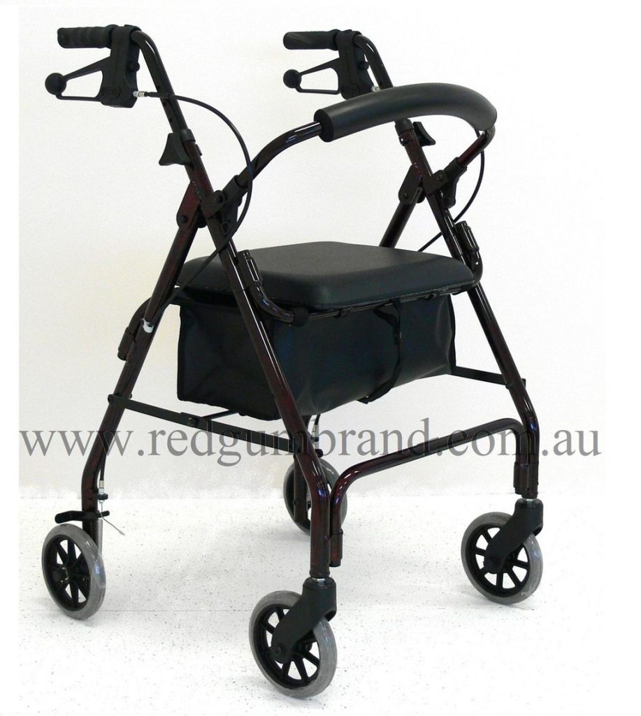 Pacer 6" Mini Seat Walker (Red Only) Metro Mobility
